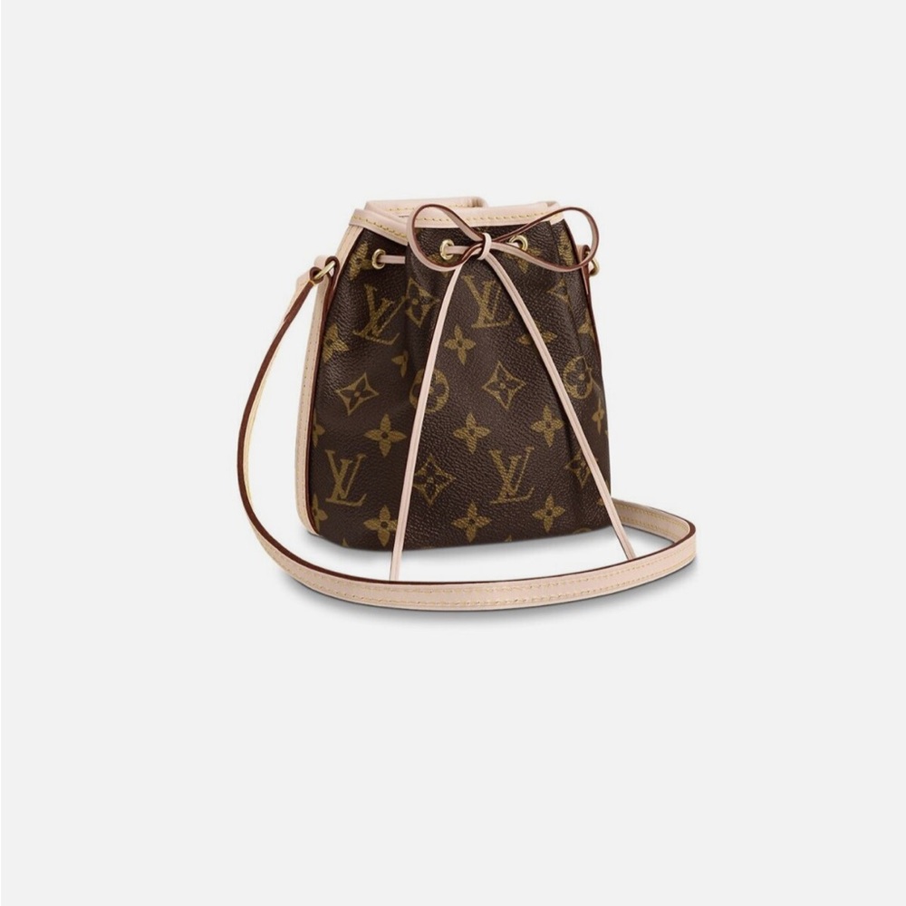 Louis Vuitton Nano Noe Monogram Brown Crossbody Bag